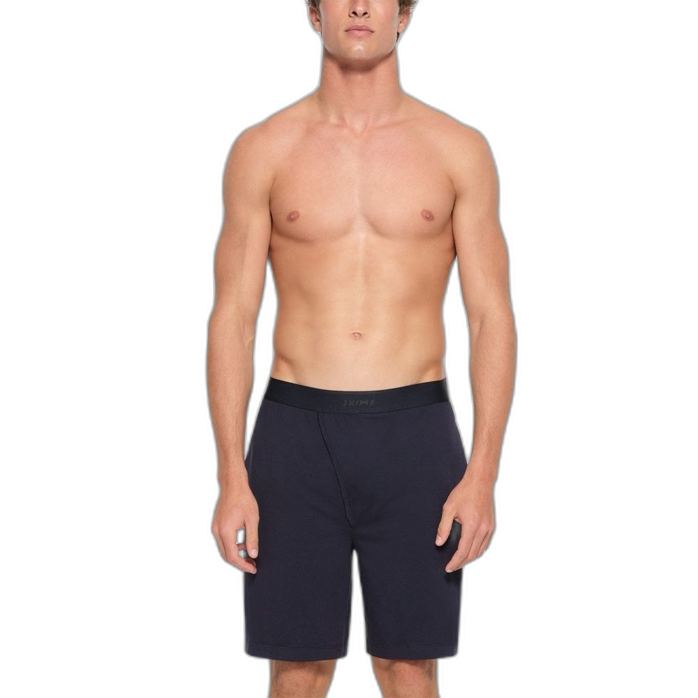 Skims jersey sleep shorts in color midnight blue size XS men’s